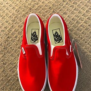 BRAND NEW!! Red vans.